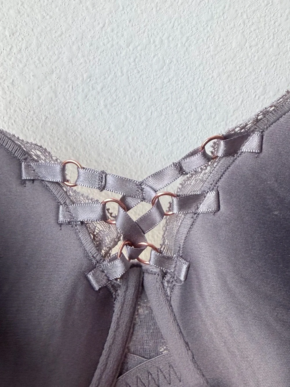 smart & sexy Gray Lace Underwire Bra